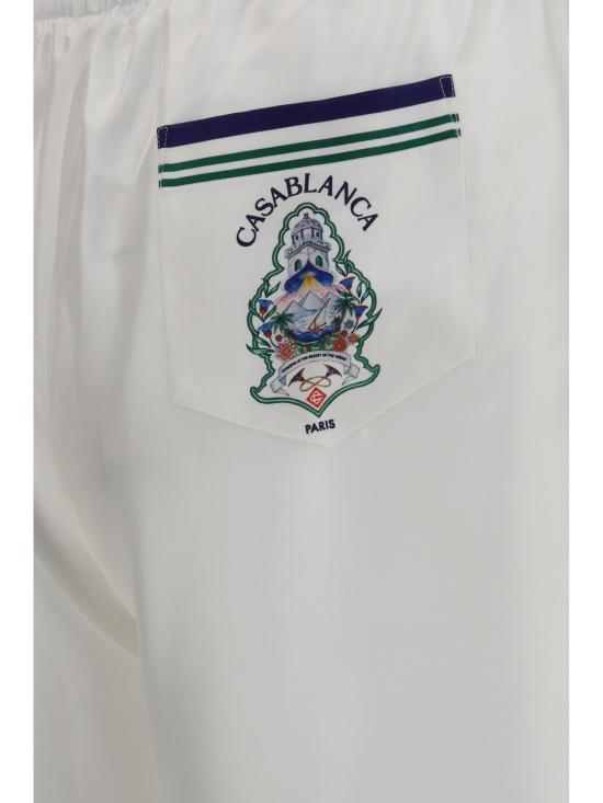 26FW 카사블랑카 숏팬츠 MPF26TR39901 MULTI WHITE - CASABLANCA