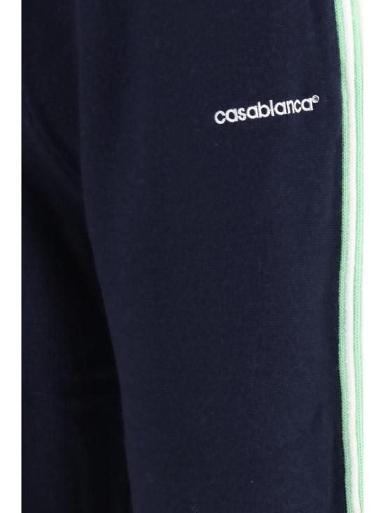 26FW 카사블랑카 스트레이트 팬츠 MPF26KW84701 NAVY BLUE - CASABLANCA