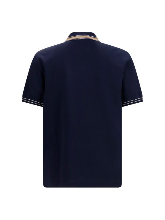 26FW 살바토레 페라가모 폴로 티셔츠 795889 008 BLUE - SALVATORE FERRAGAMO