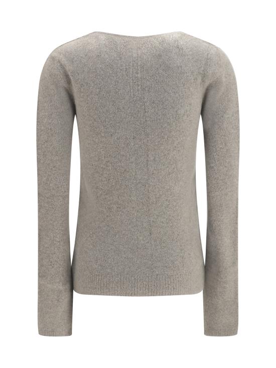 26FW 릭 오웬스 스웨터 RP02F5608KWSF 34 GREY - RICK OWENS