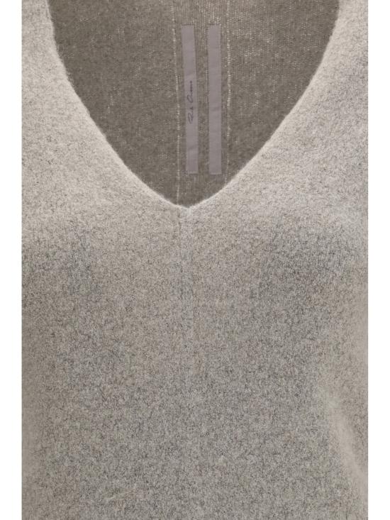 26FW 릭 오웬스 스웨터 RP02F5608KWSF 34 GREY - RICK OWENS
