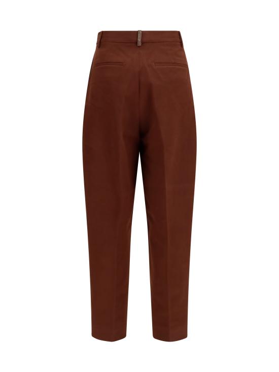 26FW 파비아나 필리피 스트레이트 팬츠 PAD216F298M265 1269 BROWN - FABIANA FILIPPI