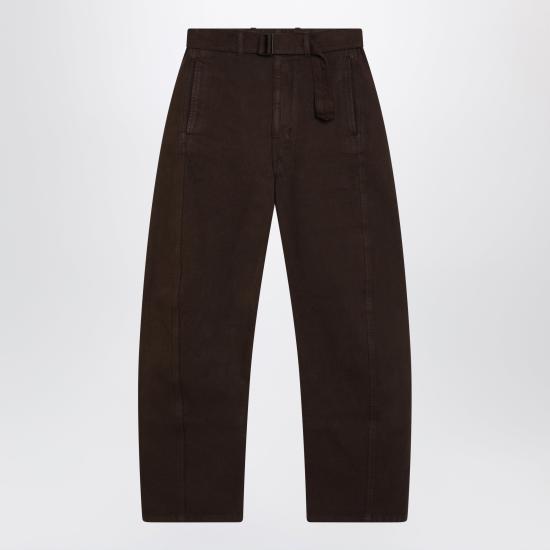 26FW 르메르 트위스트 벨티드 팬츠 PA326DLD1077 Brown