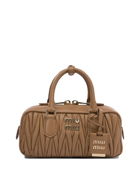 26FW 미우미우 토트백 5BB142AN88F098L V OON Brown