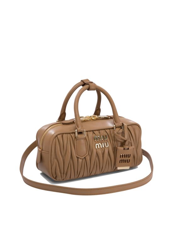 26FW 미우미우 토트백 5BB142AN88F098L V OON Brown - MIU MIU