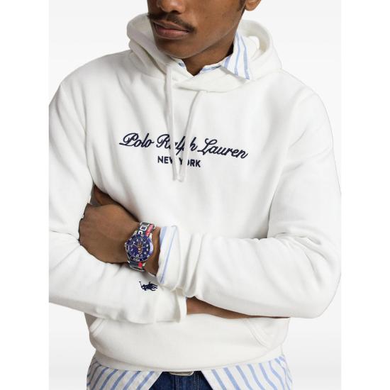 26FW 랄프 로렌 후드 티셔츠 710B26089003 WHITE - RALPH LAUREN