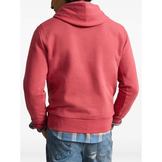 26FW 랄프 로렌 후드 티셔츠 710B26089002 RED - RALPH LAUREN