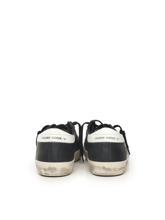 26FW 골든구스 슈퍼스타 디스트레스드 GMF00101 F00032180203 BLACK WHITE - GOLDEN GOOSE