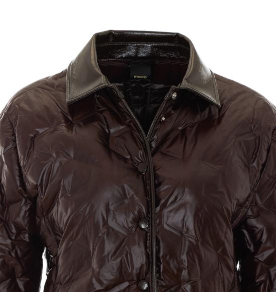 26FW 핑코 패딩 107163 A3FIL72 Brown - PINKO