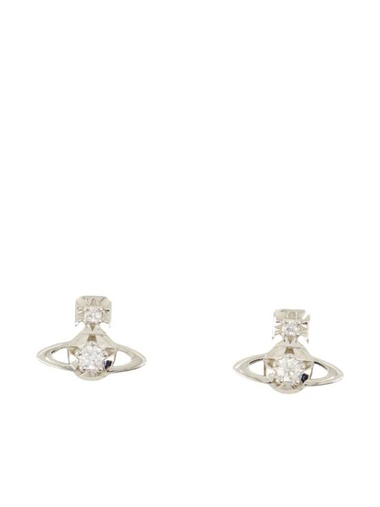 26SS 비비안웨스트우드 이어링 6201037C 02P102P102 AW25 PLATINUM WHITE CZ