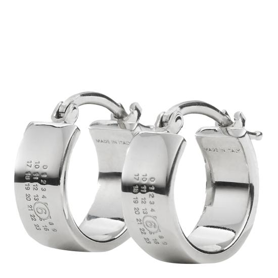 26FW MM6 메종마르지엘라 이어링 SM7VG0102 SV0310951 Silver - MM6 MAISON MARGIELA