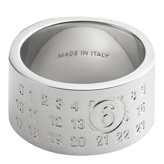 26FW MM6 메종마르지엘라 반지 SM7UQ0107 P8601951 SILVER