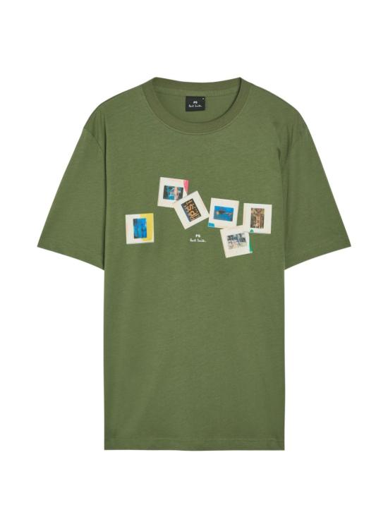 26FW PS 바이 폴스미스 반팔 티셔츠 M2R011R WP687335E GREEN