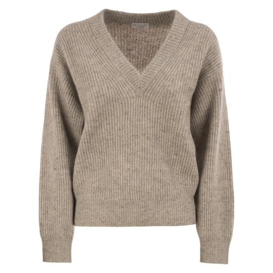 26FW 브루넬로 쿠치넬리 스웨터 MTX755602 BEIGE