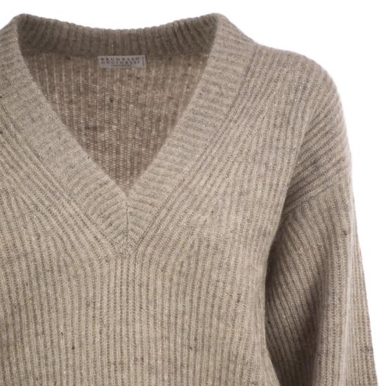 26FW 브루넬로 쿠치넬리 스웨터 MTX755602 BEIGE - BRUNELLO CUCINELLI