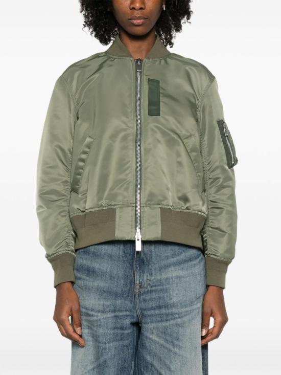 26FW 사카이 나일론 봄버자켓 SCW 301 501 KAKI - SACAI