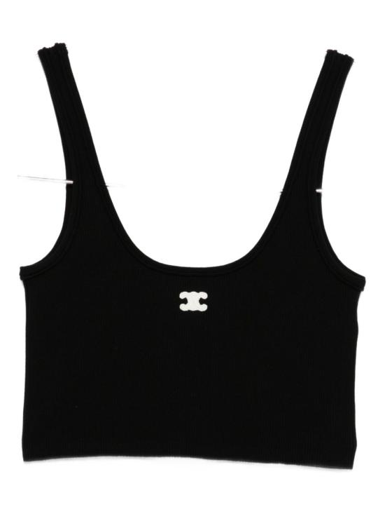 26FW 셀린느 민소매 티셔츠 RY0D2 D02038NO BLACK
