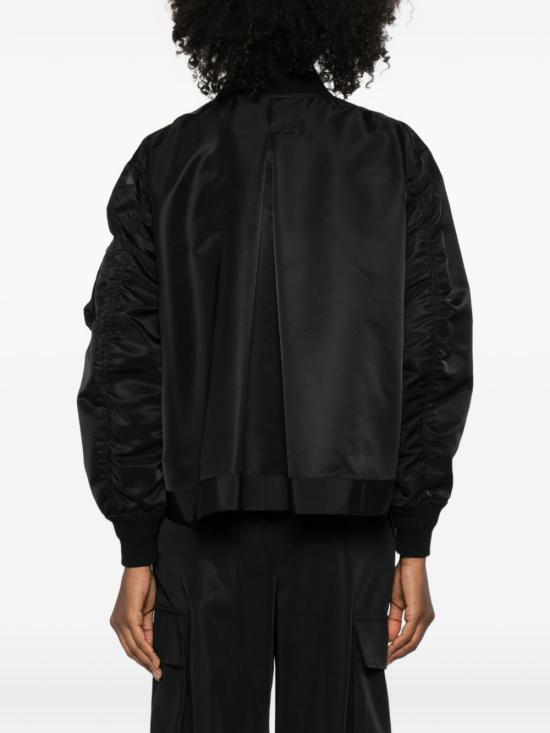 26FW 사카이 나일론 봄버자켓 SCW 301 001 BLACK - SACAI