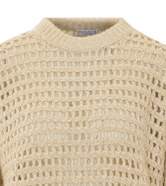 26FW 브루넬로 쿠치넬리 스웨터 MGO378800 CGM42 White - BRUNELLO CUCINELLI
