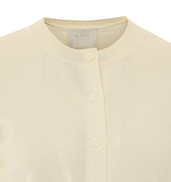 26FW 아페쎄 가디건 WVAWM F22348 AAD White - A.P.C.