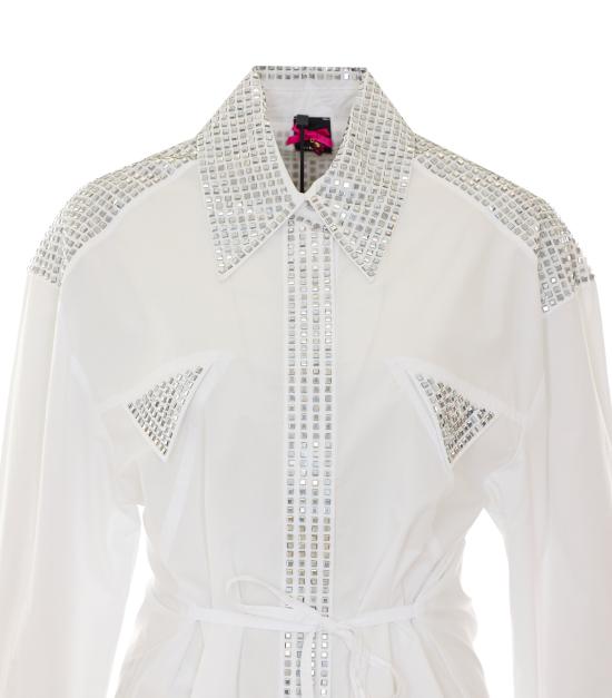 26FW 핑코 셔츠 107593 A3L0Z04 White - PINKO