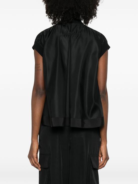 26FW 사카이 스웨터 SCW 303 001 BLACK - SACAI