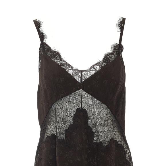 26FW 핑코 미디 원피스 107347 A3FCL72 Brown - PINKO