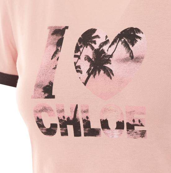 26FW 끌로에 반팔 티셔츠 CH26AJH26280 6D5 Pink - CHLOE