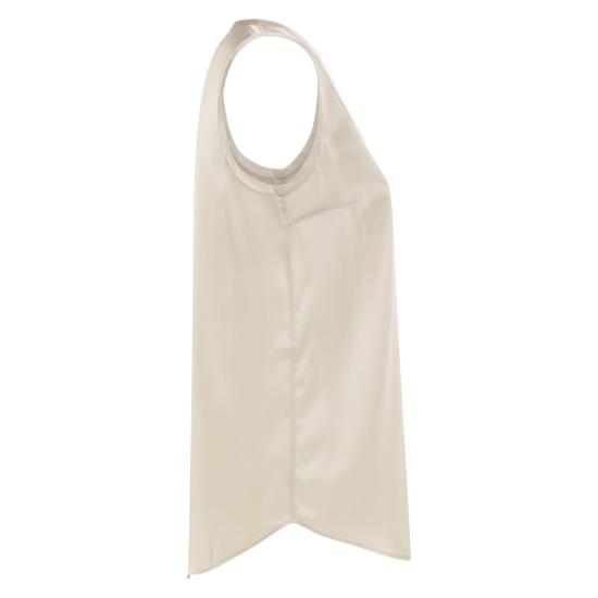 26FW 브루넬로 쿠치넬리 실크 탱크 탑 M0C59E0600 SAND - BRUNELLO CUCINELLI