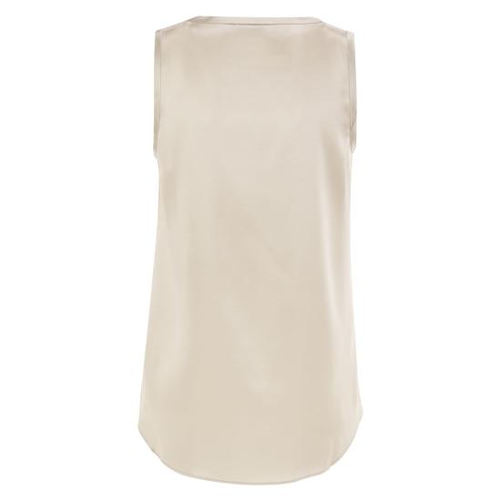 26FW 브루넬로 쿠치넬리 실크 탱크 탑 M0C59E0600 SAND - BRUNELLO CUCINELLI
