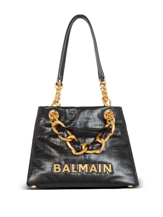 26FW 발망 토트백 HN1FD871 LETF0PA BLACK - BALMAIN
