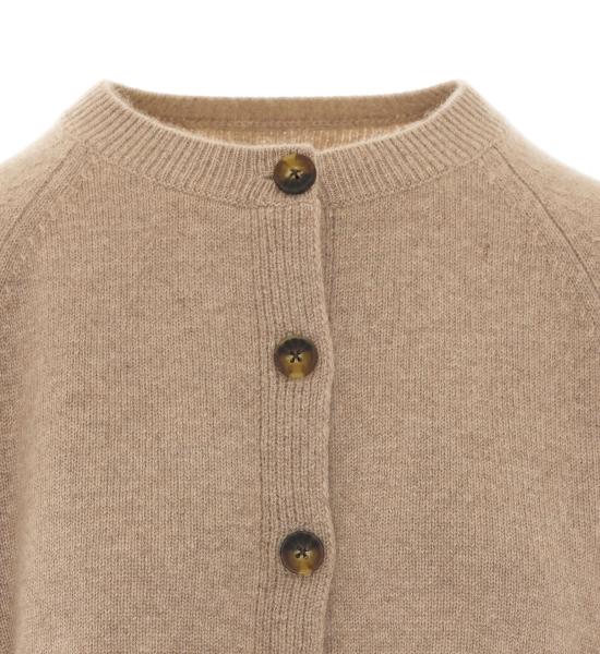 26FW 루루 드 세종 가디건 HEIKE COAST BEIGE Beige - LOULOU DE SAISON