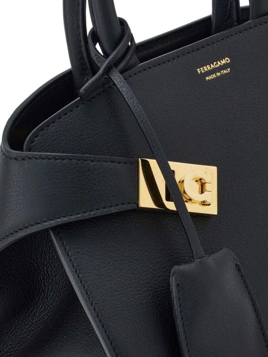 26FW 살바토레 페라가모 토트백 215975 768853009 BLACK - SALVATORE FERRAGAMO