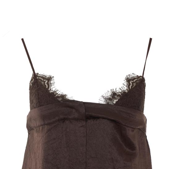 26SS 리우조 롱 원피스 CA6307T450A P9576 Brown - LIU JO
