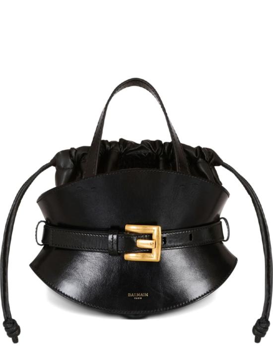 26FW 발망 숄더백 FN0DP017 LMTE0PA BLACK