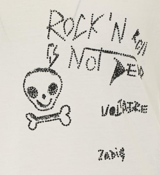 26FW 자딕앤볼테르 스웨터 JWTN02682 103 White - ZADIG & VOLTAIRE