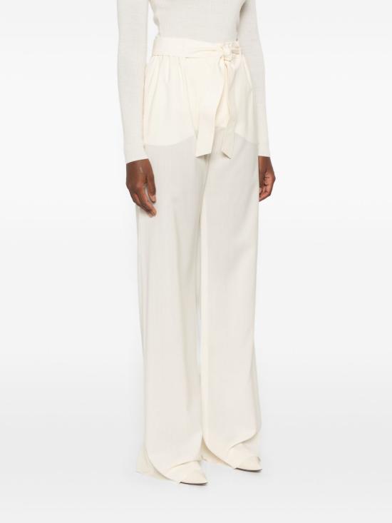 26FW 막스마라 스트레이트 팬츠 21136251600 001 WHITE - MAX MARA