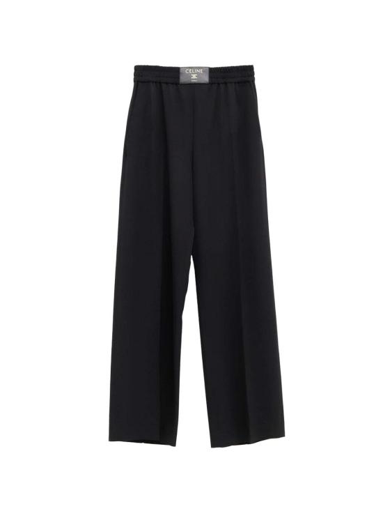 26FW 셀린느 스트레이트 팬츠 RP0F1609U 38NO BLACK