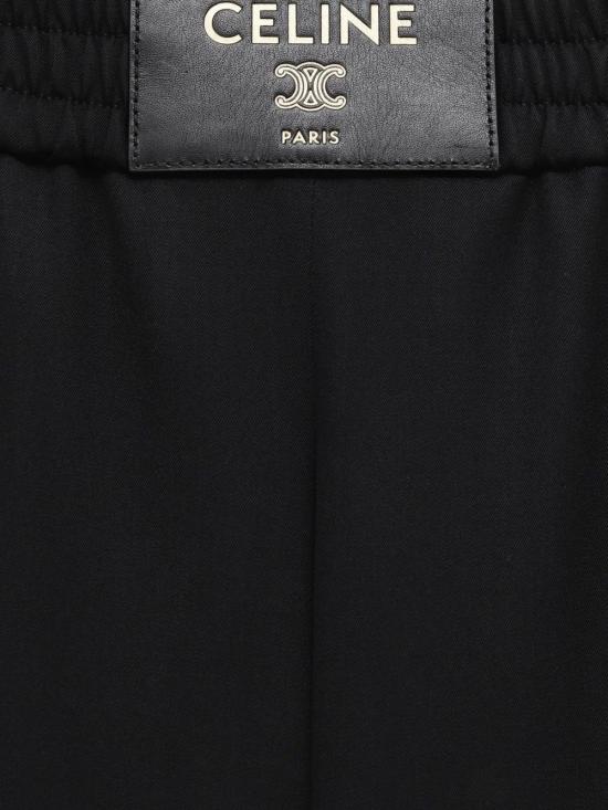 26FW 셀린느 스트레이트 팬츠 RP0F1609U 38NO BLACK - CELINE