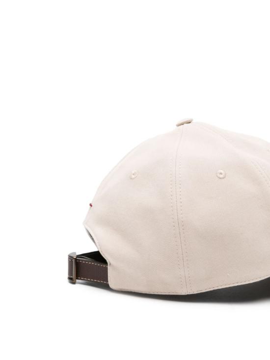 26FW 브루넬로 쿠치넬리 로고 자수 베이스볼 캡 M252D9850 CPK57 BEIGE - BRUNELLO CUCINELLI