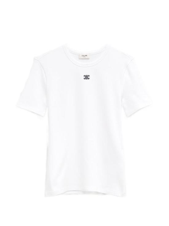 26FW 셀린느 반팔 티셔츠 RX0M43O24 01MA WHITE