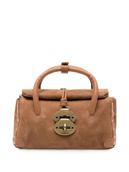 26FW 자넬라토 토트백 070800BABY ZASHMERECACTUSZ0248 CAMEL