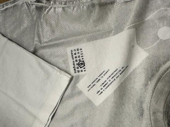 26FW [키즈] MM6 메종마르지엘라 티셔츠 M61144 MM02Y M6912 SILVER - MM6 MAISON MARGIELA