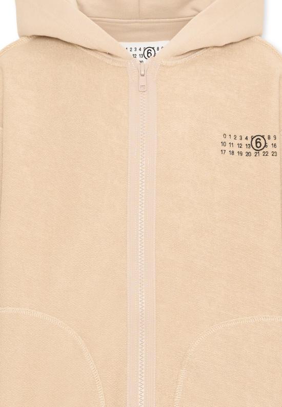 26FW [키즈] MM6 메종마르지엘라 니트/스웻셔츠 M61130 MM08S M6712 BEIGE - MM6 MAISON MARGIELA