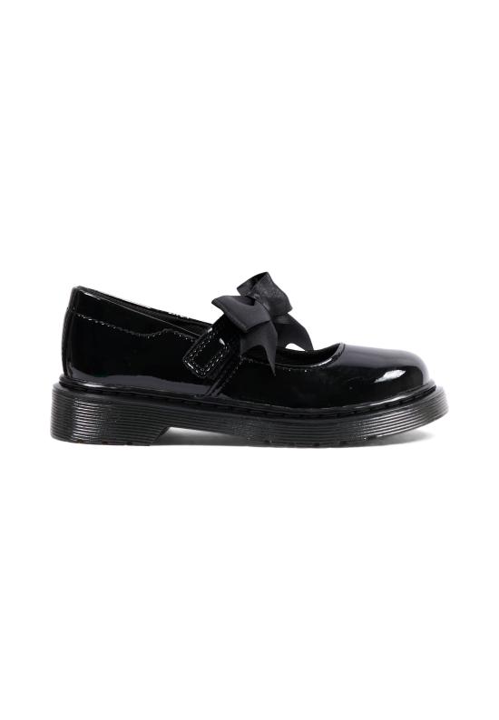 26FW [키즈] 닥터마틴 플랫 슈즈 MACCY II J 21776001 BLACK PATENT LAMPER