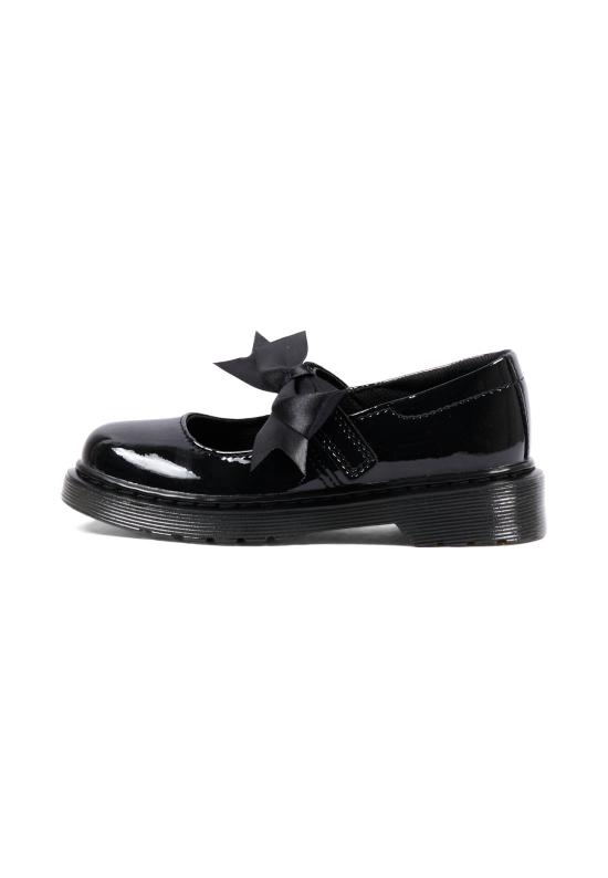 26FW [키즈] 닥터마틴 플랫 슈즈 MACCY II J 21776001 BLACK PATENT LAMPER - DR.MARTENS