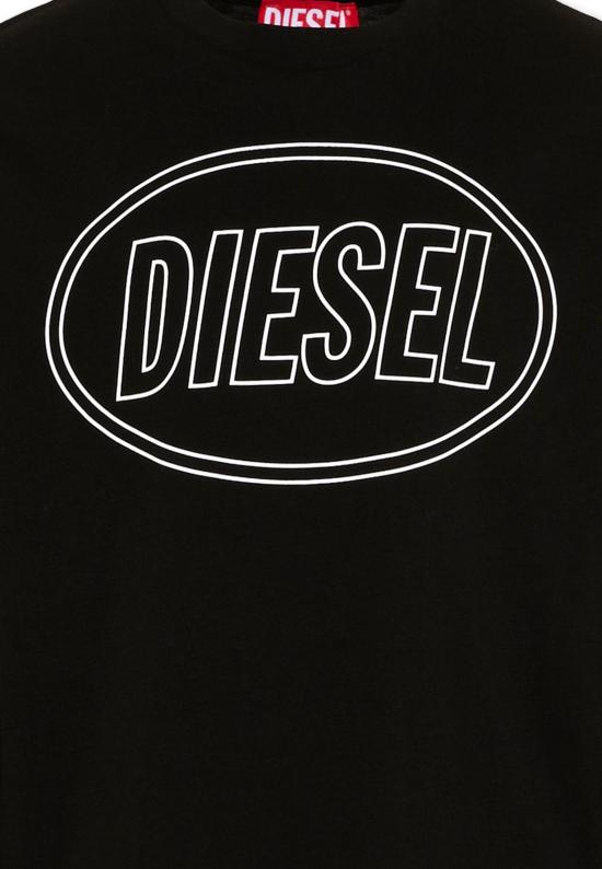 26FW [키즈] 디젤 티셔츠 J03037 0GRAI K900 BLACK - DIESEL