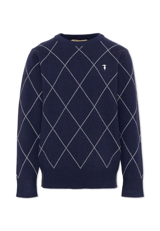 26FW [키즈] 트루사르디 니트/스웻셔츠 TBA26030MA BLUE NAVAL BLUE NAVAL