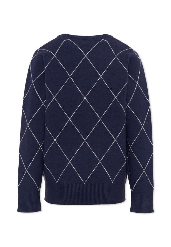 26FW [키즈] 트루사르디 니트/스웻셔츠 TBA26030MA BLUE NAVAL BLUE NAVAL - TRUSSARDI
