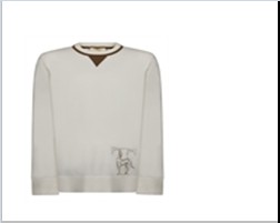 26FW [키즈] 트루사르디 니트/스웻셔츠 TBA26038MA O WHITE C OFF WHITE IVORY